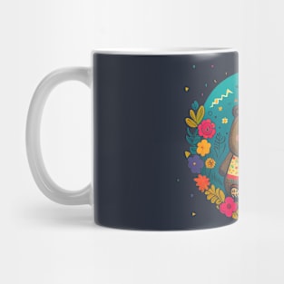 Floral Bear Mug